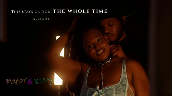 XXX: KittyLove candle wax and spreader bar play