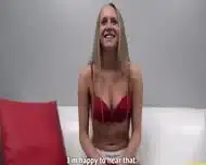 20YO shy casting fuck