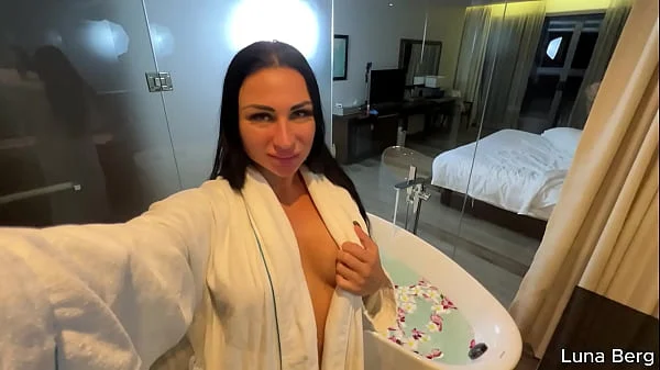 Bath of Blossoms: Naked MILF Masturbates Among Flowers