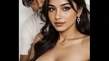 Busty Desi MILF Services a Room Full of Men