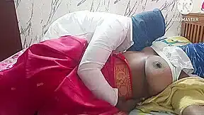 Desi Couples First Night Video. Full Hindi Audio With Loud Moaning