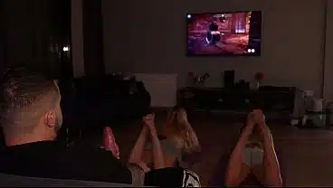 Gaming Session Two Roommates Got Their Pussies Owned Alternately