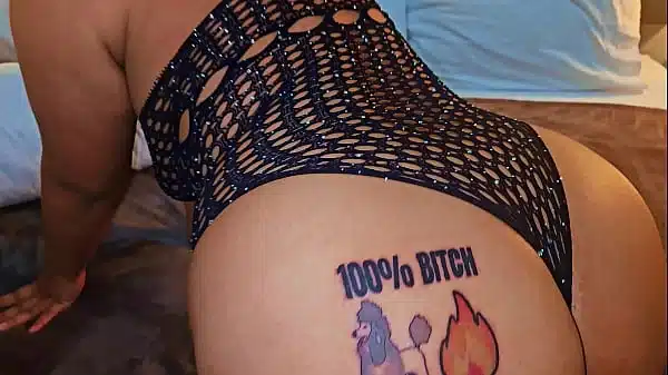 Hot wife shows off her new body tattoos. The Latina slut permanently marked her body so everyone knows she is a bitch shared by her cuckold husband. Sexual, explicit, and kinky tattoos