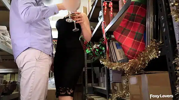 Hotwife Cheating at the Christmas Party