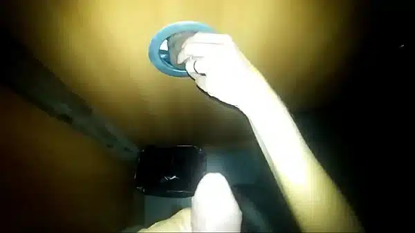 Husband films his wife having a lot of fun at a swing party, wife sucking strangers at glory hole