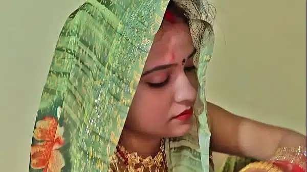 Indian newly married Wife On bedroom Clear dirty talking