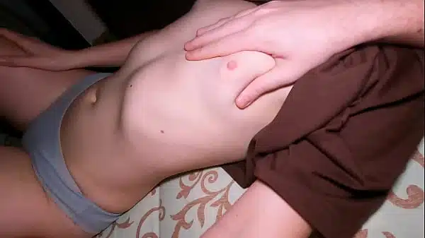 My stepsister jerks off my dick and has an orgasm from it! SHORT VERSION