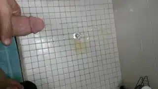 Pissing in the shower