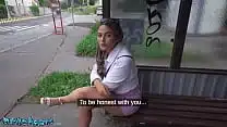 Public Agent – Hot Latina with thighs and an ass to die for squats on a thick cock outside before taking a hot load