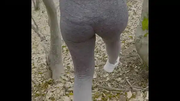 Stop Hiking and Cum Inside Me! Outdoor Sex in a Public Park