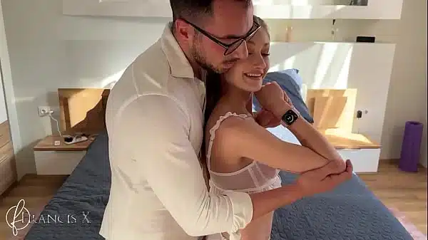 Tiny blonde with innocent face gets fucked hard for one full hour