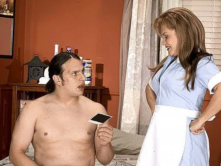 UPGRADE MONDAY! Latina MILF Krystal is a maid who fucks a young dude