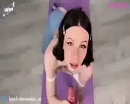 Ripping Yoga Pants, POV Sex, Spunk On Donk Hot Super bitch Gets Spanked!