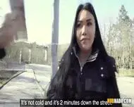 Brunette Cutie Alina Crystall Gets Fucked On The Street