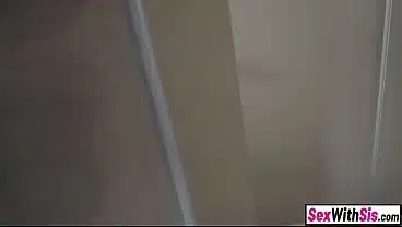 Cheating slutty teen stepsister shuts stepbro up with rough sex