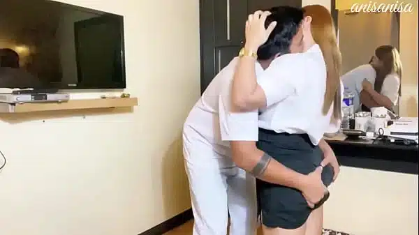 Janjian sama istri teman di hotel sampai jilat pantat lalu ngentot anal