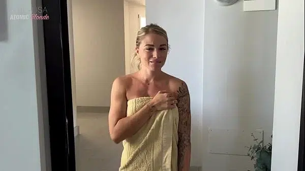 My Neighbor Catches Me Jerking Off and Decides to Take It in Her Mouth