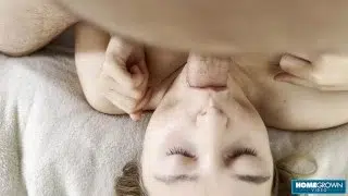 Naughty girl Alexis Wilson pussy plays and rides cock POV