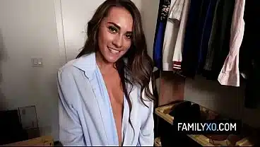 Perv stepdad wants to show his stepdaughter how to suck some cock – Mackenzie Mace