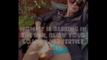step Mommy Is Basking In The Sun, Blow Your Load In Her Fertile Pussy