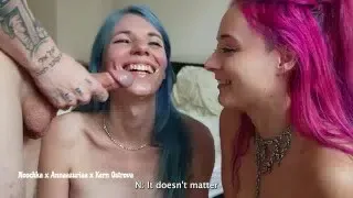 COMPILATION CUMSHOT – Une Alt française se fait remplir la bouche de sperme