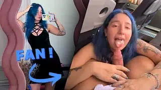 Se faire sucer c’est pas tromper – baise avec un abonné dans un bus POV