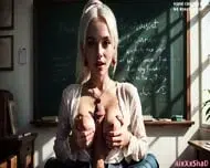 You Should Stay After Class. New Teacher, Really Loves Big Cocks (AI-Generated Video)
