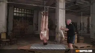 Joey Valentine and Alex Faux receive handjob from daddy