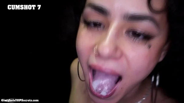 One of the best recent girls we had over at our gloryhole studio is definitely Robbin Rose. With a whopping EIGHT cumshots drained and swallowed!