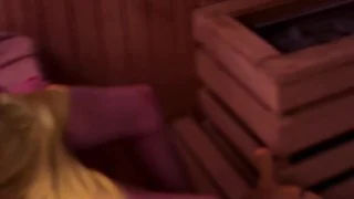 Stranger twink sucked big cock in sauna