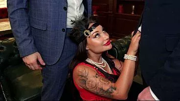 CEOs Of The Company Took Turns Destroying My Pussy In The Corner Offic