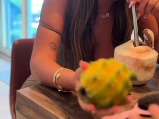 Busty Hottie Getting Wet And Wild