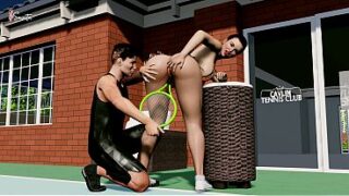 Indian Tennis Darling Savita’S Tennis Lessons Turned Into A Hard Fuck Session With Her Student