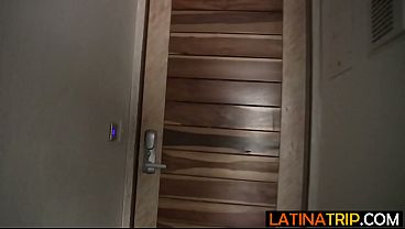 Petite big ass Latina rough cowgirl pussy fucking after dancing for friend