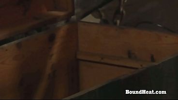 Sexy Lesbian Slaves Touching And Fingering With Naughty Voyeur Madame