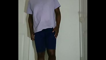 Showing off new haircut for free with room light and no camera flash 2