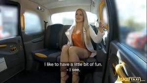 Fake Taxi Big boobs blonde cheating wife pov blowjob and hardcore car sex