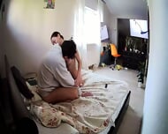 Danildo Plays With Kamilas Tits While His Cock Is Being Pleasured