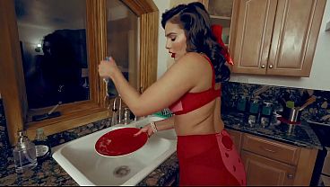 Violet fucked on a cake
