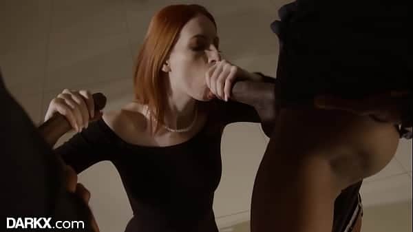 DarkX – I Refuse to Chose, Redhead Takes On Two BBC