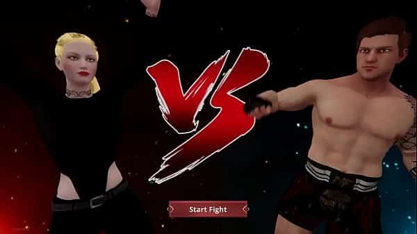 Eva VS Jerle [NF3D Mixed MMA Subway Combat]