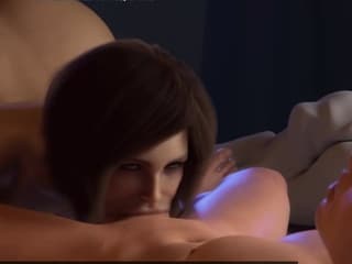 Stepson Fucks Stepmom In Bed, Husband Dozes Off Next To Them