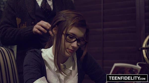 TEENFIDELITY – Cutie Alaina Dawson Creampied on Teacher’s Desk