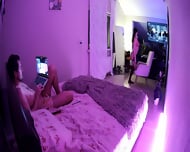 Bedroom 5: Kamila Sexy Kettlebell Workout Real Life Cam Amateur