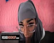 Hijab Babe Twerks Big Curvy Ass POV Cowgirl Blowjob