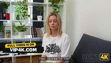HUNT4K. Lily Blossom fucks stranger in front of her boyfriend