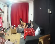 John Gets A Nice Ass View As Katy Rides Him Backwards