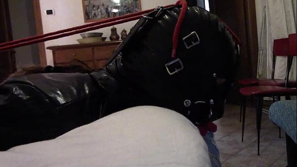 Laura on Heels step sister 2022 in a long bondage blowjob and deepthroat action taking a cock on her tiny mouth.