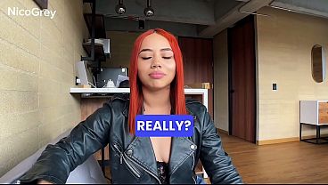 PETITE REDHEAD SCREAMS IN CASTING – Sloppy Blowjob and Deepthroat