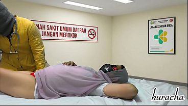 private hospital Doctor licking Nurse pussy